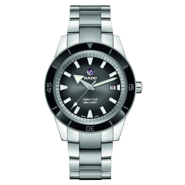 Rado Mens Captain Cook Automatic Bracelet Watch R32105153