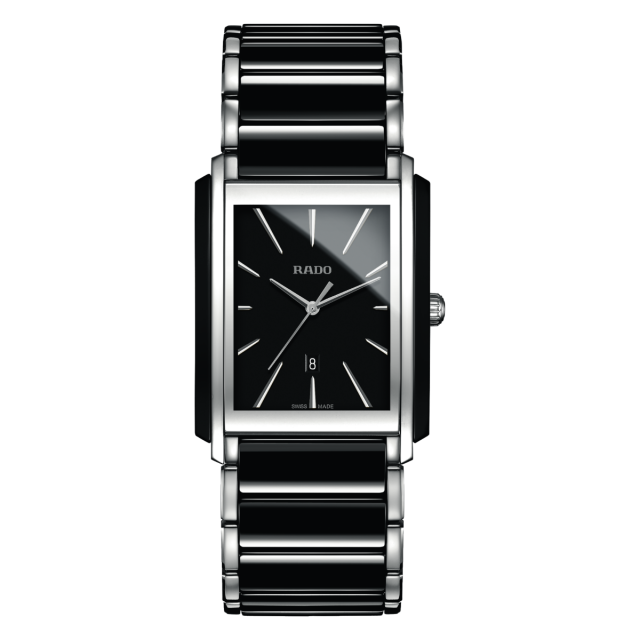 Rado Mens Integral Ceramic Black Dial Bracelet Watch R20963152