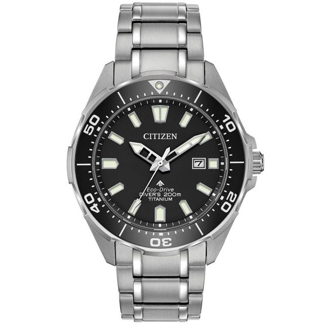 Citizen Mens Eco-Drive Promaster Diver Super Titanium BN0200-56E
