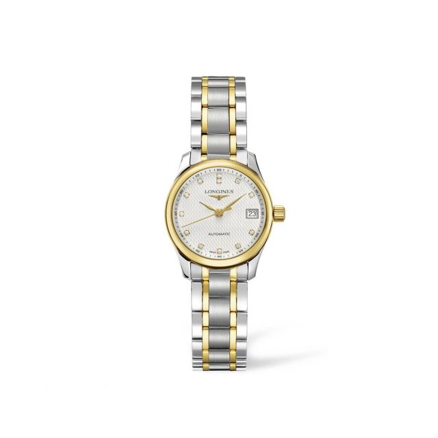 Longines Ladies Master Collection 25mm Stainless Steel/18K Gold Automatic Watch L2.128.5.77.7