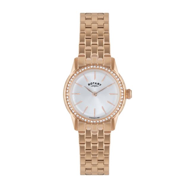 Rotary Ladies Rose Verona Gold Plated Watch LB02573/01L