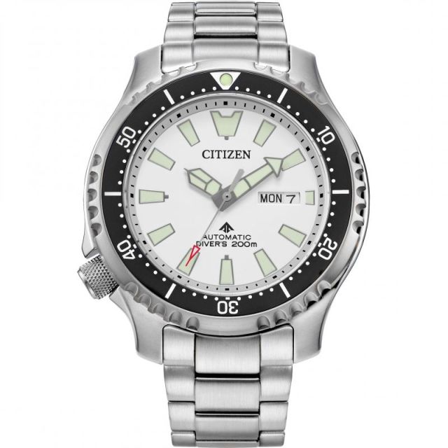 Citizen Mens Promaster Diver Automatic With White Dial