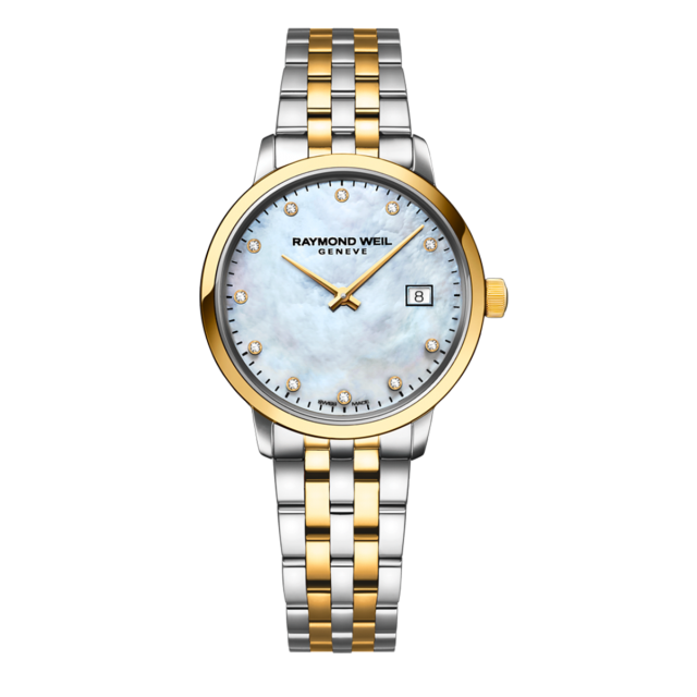 Raymond Weil Ladies Toccata Gold Plated With Mother of Pearl Dial