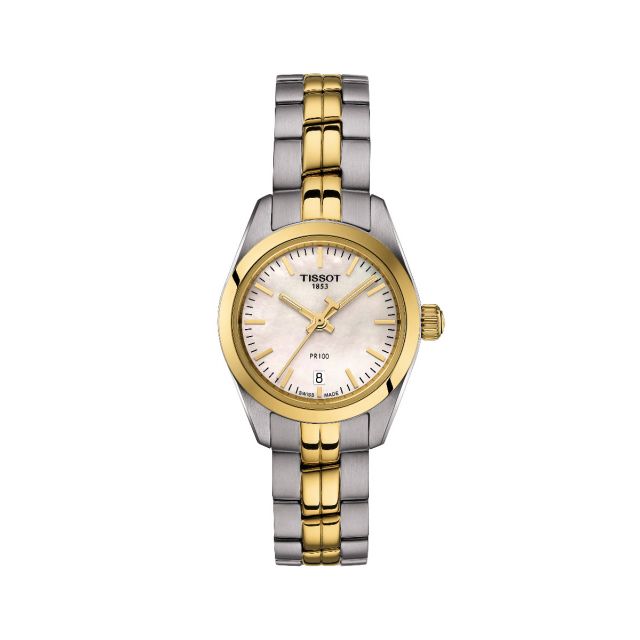 Tissot PR 100 Lady Small Steel / Yellow Gold Quartz Watch