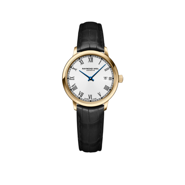 Raymond Weil ladies Gold Plated Toccata With White Dial