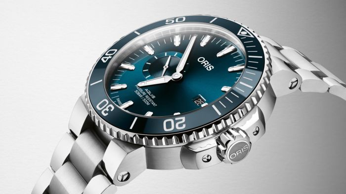 Oris blue dial best sale