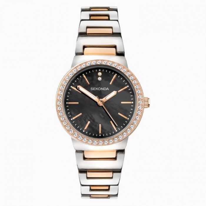 Sekonda two sales tone ladies watch