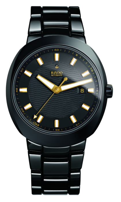Rado Mens D Star Ceramic Automatic Black Bracelet Watch R15609162