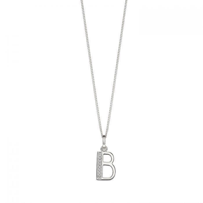 Silver on sale b pendant
