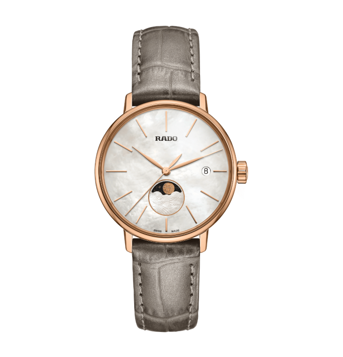 Rado women's watch leather strap hotsell