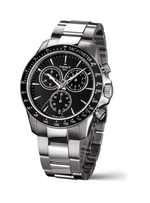 Tissot Mens V8 Quartz Chronograph Bracelet Watch T1064171105100