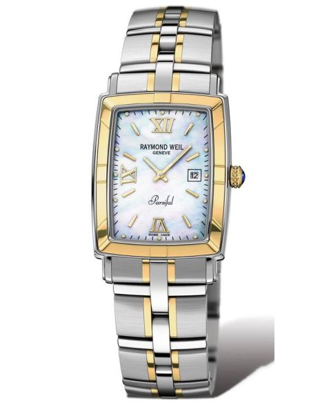 Raymond Weil Mens Parsifal Mother of Pearl Watch 9340-STG-00907