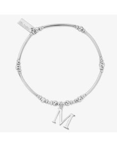 ChloBo Iconic Silver Initial M Bracelet
