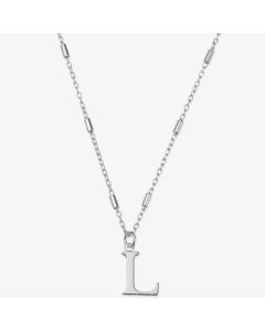 ChloBo Iconic Silver Initial L Necklace