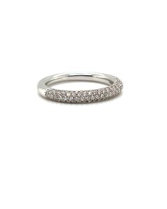 18ct White Gold 0.54ct Diamond Wedding Band