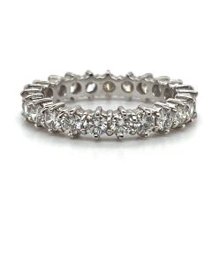 18ct White Gold 1.87ct Diamond Full eternity ring