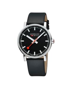 Mondaine Evo2 43mm Mens Watch Black MSE.43120.LB