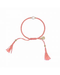 Jersey Pearl Strawberry Tassel Pearl Bracelet