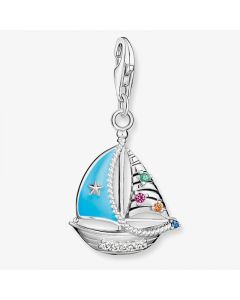 Thomas Sabo Charm pendant turquoise sailing boat