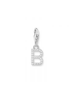 Thomas Sabo Silver Letter B with white stones