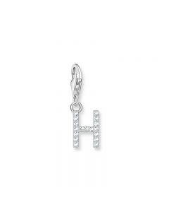 Thomas Sabo Silver Letter H with white stones