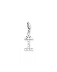 Thomas Sabo Silver Letter I with white stones