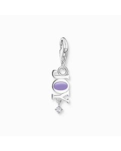 Thomas Sabo Joy charm with white stone silver