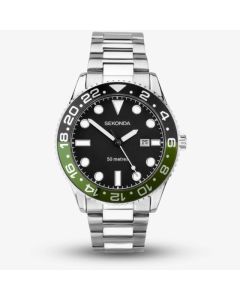 Sekonda Dive Ocean Green & Black Watch