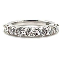18ct White Gold 1.75ct Diamond 7 Stone Ring