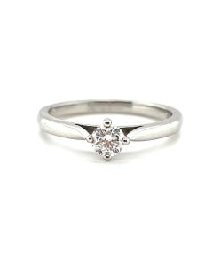 Platinum 0.30ct Diamond Solitaire Ring
