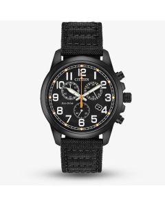 Citizen Mens Military Chronograph With Black Dial 