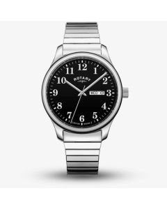Rotary Expander Black Dial Watch