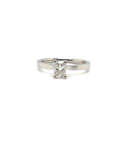 Pre-Owned Platinum 0.55ct Solitaire Diamond Ring 