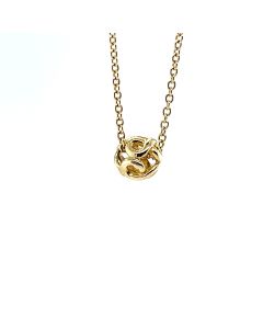9ct Yellow Gold Infinity Bead with Chain