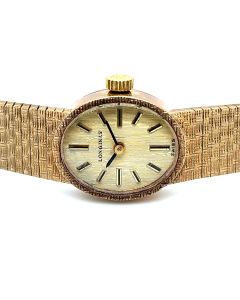 Longines Ladies 9ct Gold mechanical Dress watch