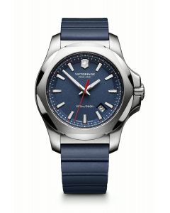 Victorinox I.N.O.X.Mens Quartz Mens Blue Dial  Rubber Strap Watch 241688.1