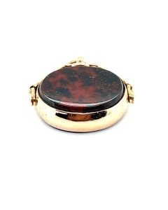 Pre-Owned 9ct Rose Gold Double-Sided Fob