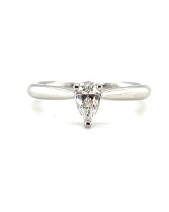 Platinum 0.30ct Diamond Solitaire Ring