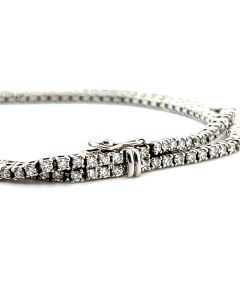 Pre-Owned 18ct White Gold 2.25ct Diamond Bracelet