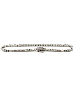9ct White Gold 1.78ct Diamond Tennis Bracelet
