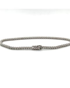 9ct White Gold 2.30ct Diamond Bracelet