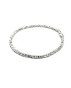 Platinum 4.80ct Diamond Tennis Bracelet