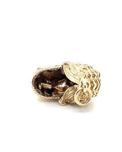 Pre-Owned 9ct Yellow Gold Crib Charm