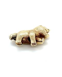 Pre-owned 9ct Yellow Gold Bear charm