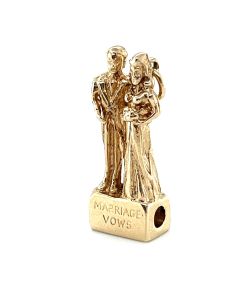 9ct Married Couple Renewing Vows Charm