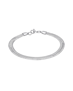 Stainless Steel Herringbone Chain Bracelet