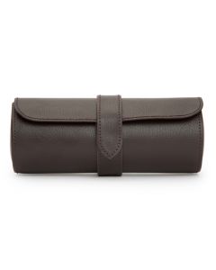 Wolf Blake Leather Watch Roll - Brown 305606
