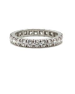 Platinum 1.54ct Diamond Full eternity ring