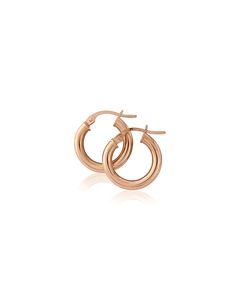9ct. Rose Gold Hoop Earrings 