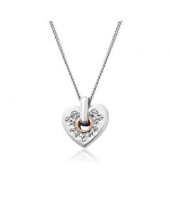 Clogau Cariad Sparkle Small Heart Pendant